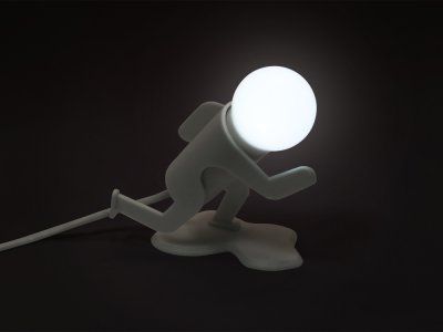 Лампа-ночник Бегущий человек. Работает от сети мощностью 220 В