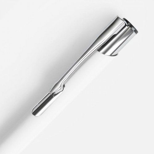 Ручка шариковая Keskus Soft Touch, белая