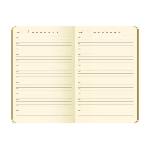 Ежедневник Спарк (Spark) недатированный, лазурный (без упаковки, без стикера, с серой подложкой)