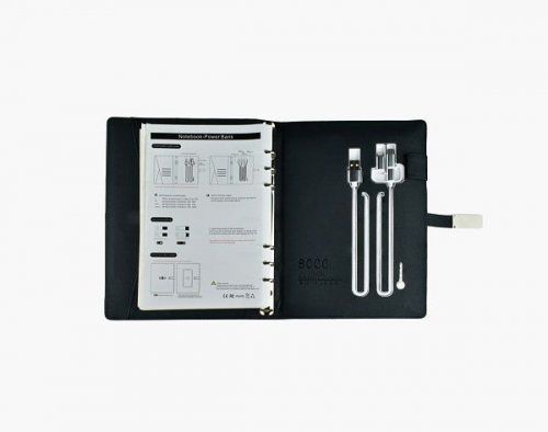 Ежедневник "Energy Book" с повербанком на 8 000 mah, флешкой и беспроводной зарядкой