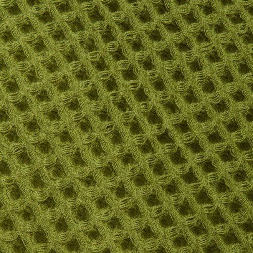 Плед вафельный Elenglect, зеленый