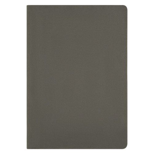 Ежедневник Latte soft touch недатированный, серый