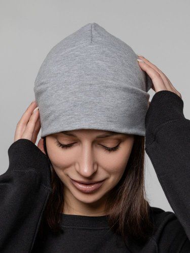 Шапка HeadOn, ver.2, серый меланж