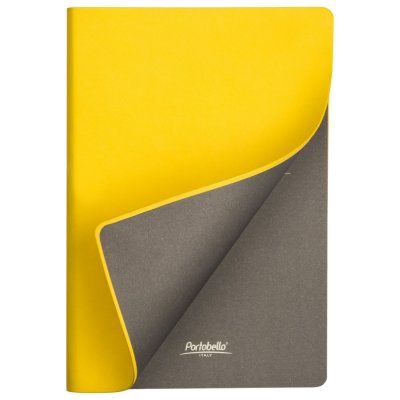 Подарочный набор Portobello/ Sky желто-серый (Ежедневник недат А5, Ручка, Power Bank)