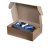 Подарочный набор Portobello синий в большой универсальной подарочной коробке (Зонт, Спортбутылка, Power bank)