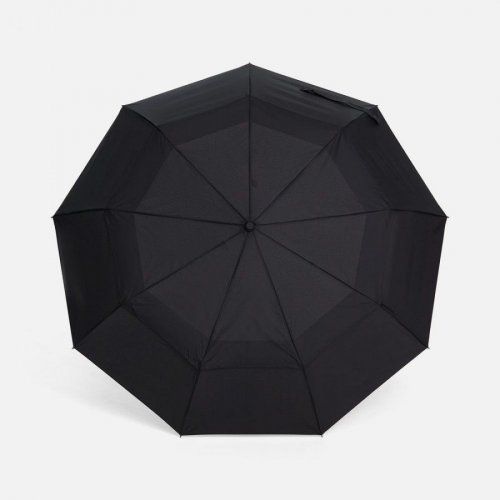 Складной зонт Dome Double с двойным куполом, черный