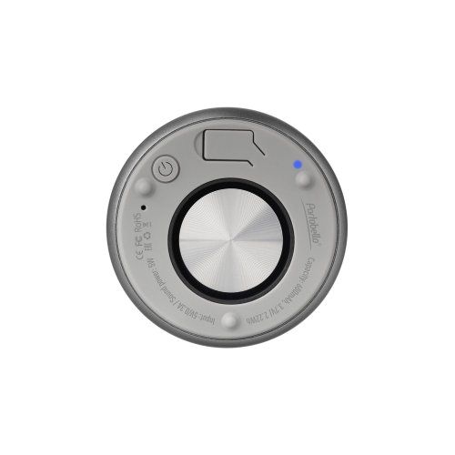 Беспроводная колонка Пэшн (Passion) 80dB 600 mAh (Bluetooth 5.0), серебряная