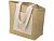 Сумка Jute джутовая с широким дном и карманом