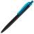 Ручка шариковая Prodir QS01 PRT-T Soft Touch, черная с голубым Ручка шариковая Prodir QS01 PRT-T Soft Touch, черная с голубым