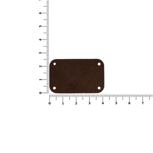 Лейбл Eta Nubuck, S, темно-коричневый