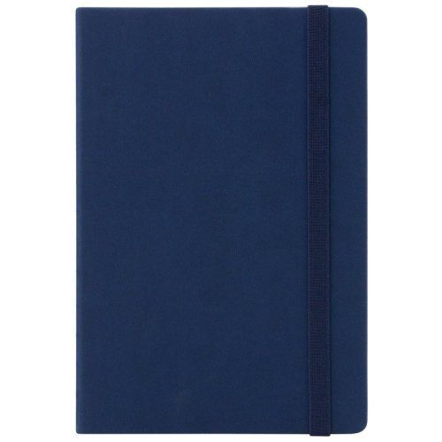 Ежедневник Latte soft touch BtoBook недатированный, синий (без упаковки, без стикера)
