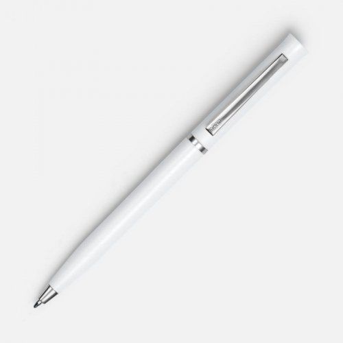 Ручка шариковая Euro Chrome, белая