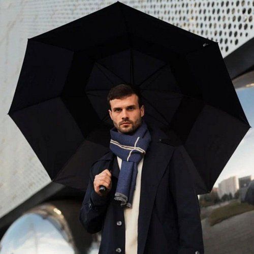 Зонт-трость Executive, темно-синий
