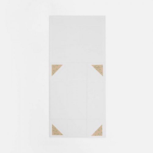 Коробка складная Quadra Fold, белая