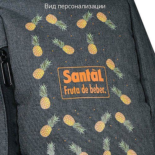 Рюкзак Migliores с защитой от карманников, серый/бирюза