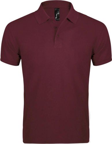 Рубашка поло мужская Prime Men 200 бордовая
