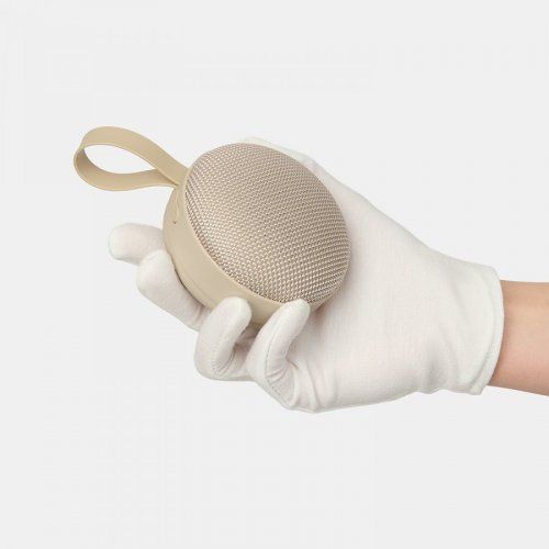 Беспроводная колонка Сэнд (Sand) 900 mAh, бежевая