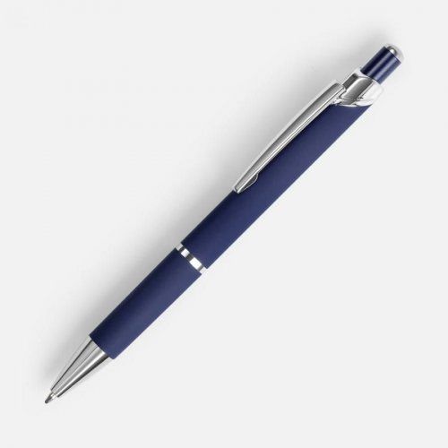 Ручка шариковая Chromos Soft Touch, синяя