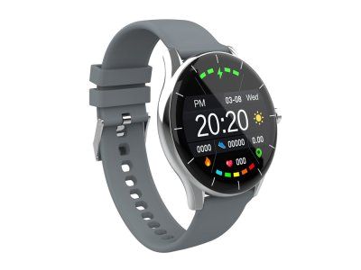 Умные часы HIPER IoT Watch GT, серый/розовый