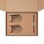 Доп. ложемент под 2 бокала для вина (для рифленого стекла) в среднюю универсальную коробку (арт. 21002.020) Доп. ложемент под 2 бокала для вина (для рифленого стекла) в среднюю универсальную коробку (арт. 21002.020)
