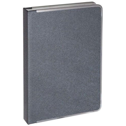 Ежедневник Frame Metal, недатированный, серый
