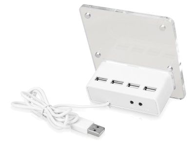 USB Hub на 4 порта с часами и рамкой для фотографии на магнитах