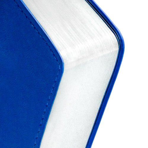 Ежедневник Portobello Trend, In Color Latte Ultramarine, недатированный, ярко-синий/серебро