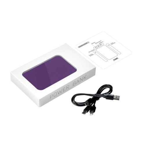 Внешний аккумулятор Elari 5000 mAh, фиолетовый
