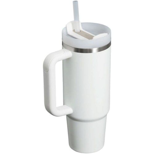 Термокружка Quencher H2.0 1180 с трубочкой, белая