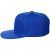 Бейсболка Snapback с прямым козырьком, ярко-синяя