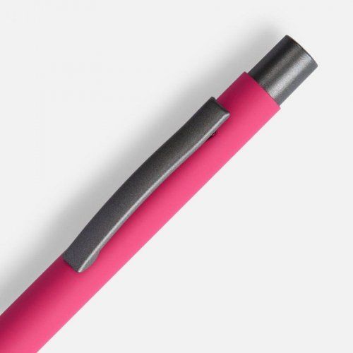 Ручка шариковая Atento Soft Touch, розовая
