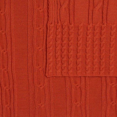 Плед Remitti, оранжевый (морковь)