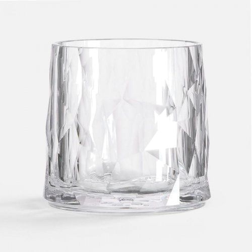 Стакан небьющийся Sate Crystal, вращающийся, прозрачный