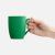Кружка Good Morning с покрытием софт-тач, ver.2, зеленая Кружка Good Morning с покрытием софт-тач, ver.2, зеленая