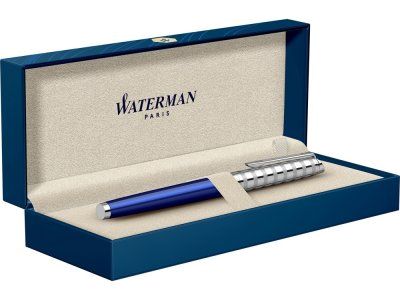 Перьевая ручка Waterman Hemisphere French riviera Deluxe BLU LOUNGE в подарочной коробке