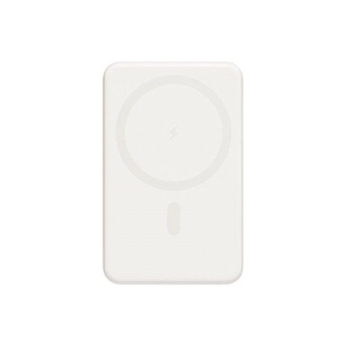 Внешний аккумулятор Ларго PD (Largo PD) 5000mAh с функцией беспроводной зарядки 15W, белый