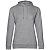 Толстовка с капюшоном женская Hoodie, серый меланж
