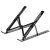 Подставка для ноутбука и планшета Scaffold Light ver.2, черная Подставка для ноутбука и планшета Scaffold Light ver.2, черная