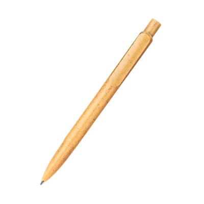 Ручка из биоразлагаемой пшеничной соломы Melanie, оранжевый