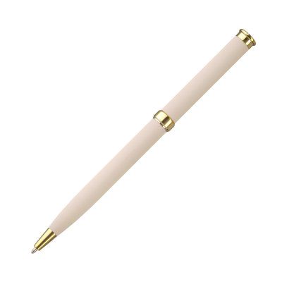 Шариковая ручка Benua, бежевая/позолота