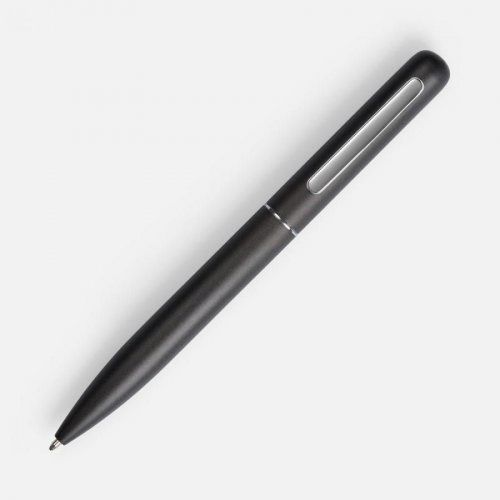 Ручка шариковая Scribo, матовая серая