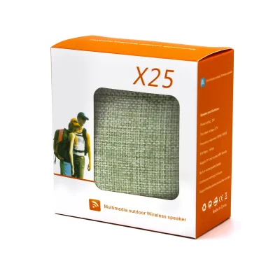 Беспроводная Bluetooth колонка X25 Outdoor (BLTS01), зеленый