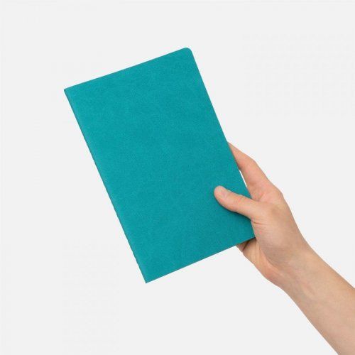 Блокнот Корса слим (Corsa slim), бирюзовый