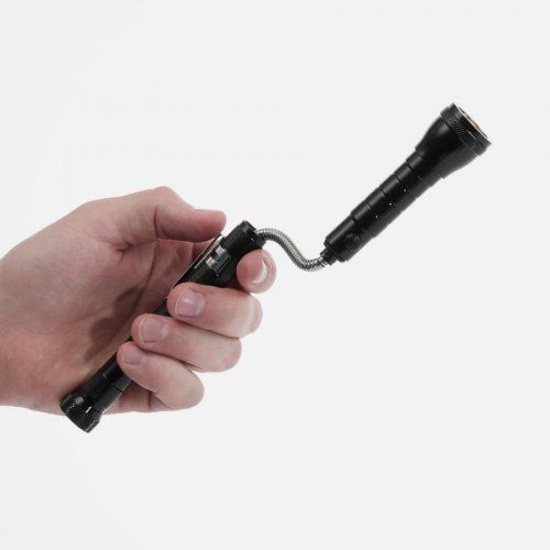 Телескопический фонарь с магнитом Flexion, ver.2, черный
