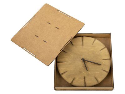 Часы деревянные Helga, 28 см, палисандр
