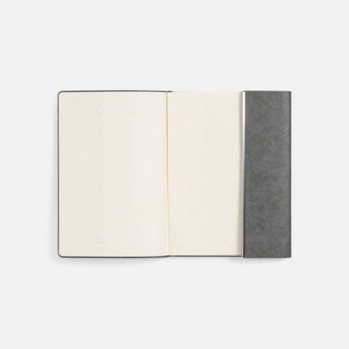 Ежедневник Petrus Flap, недатированный, серый