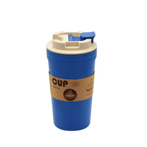 Бутылка для воды Eco water из бамбукового волокна - Синий HH