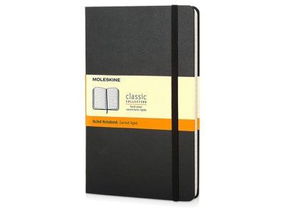 Подарочный набор Moleskine Picasso с блокнотом А5 и ручкой, черный