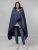 Плед-пончо для пикника SnapCoat, синий Плед-пончо для пикника SnapCoat, синий