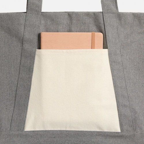 Шопер Shophop, серый с неокрашенным